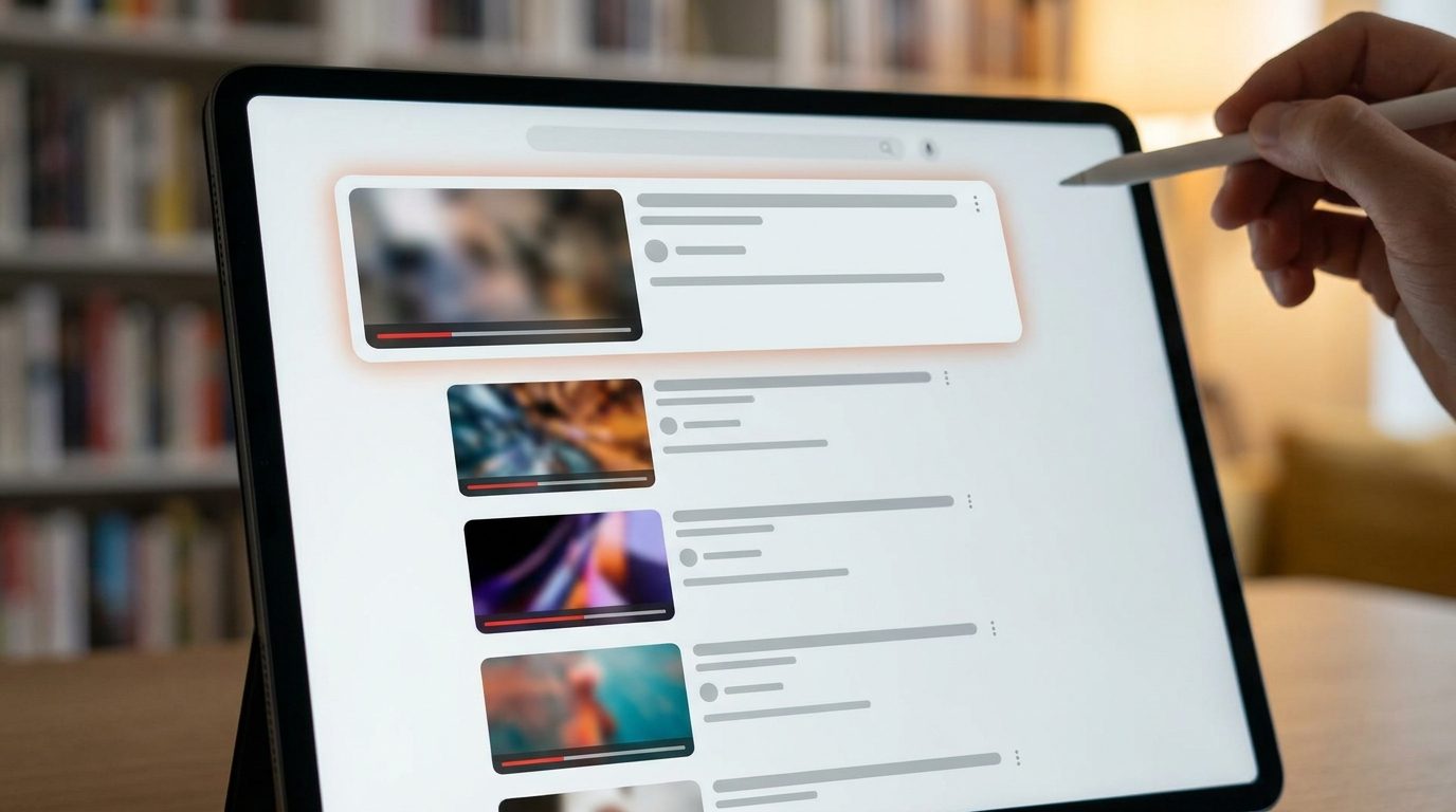 検索結果に動画が表示されるイメージ