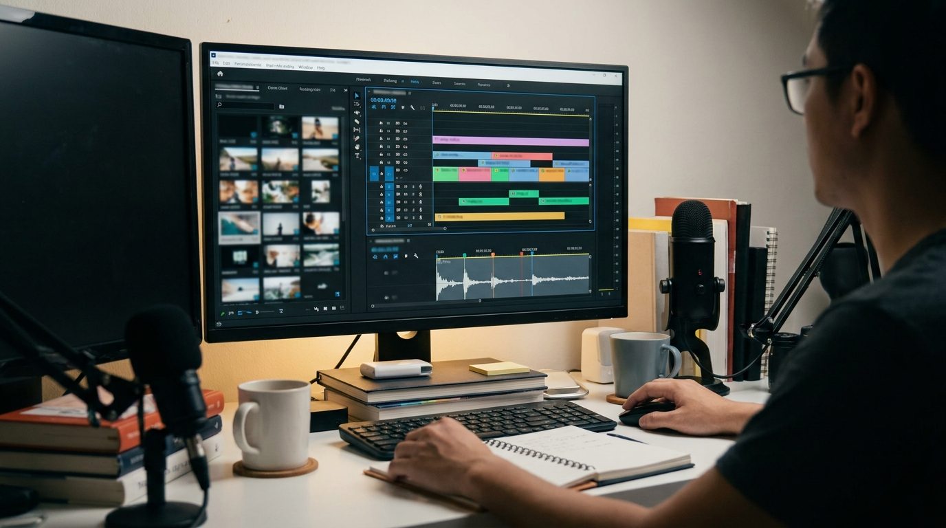 解説動画を検索向けに整えるイメージ