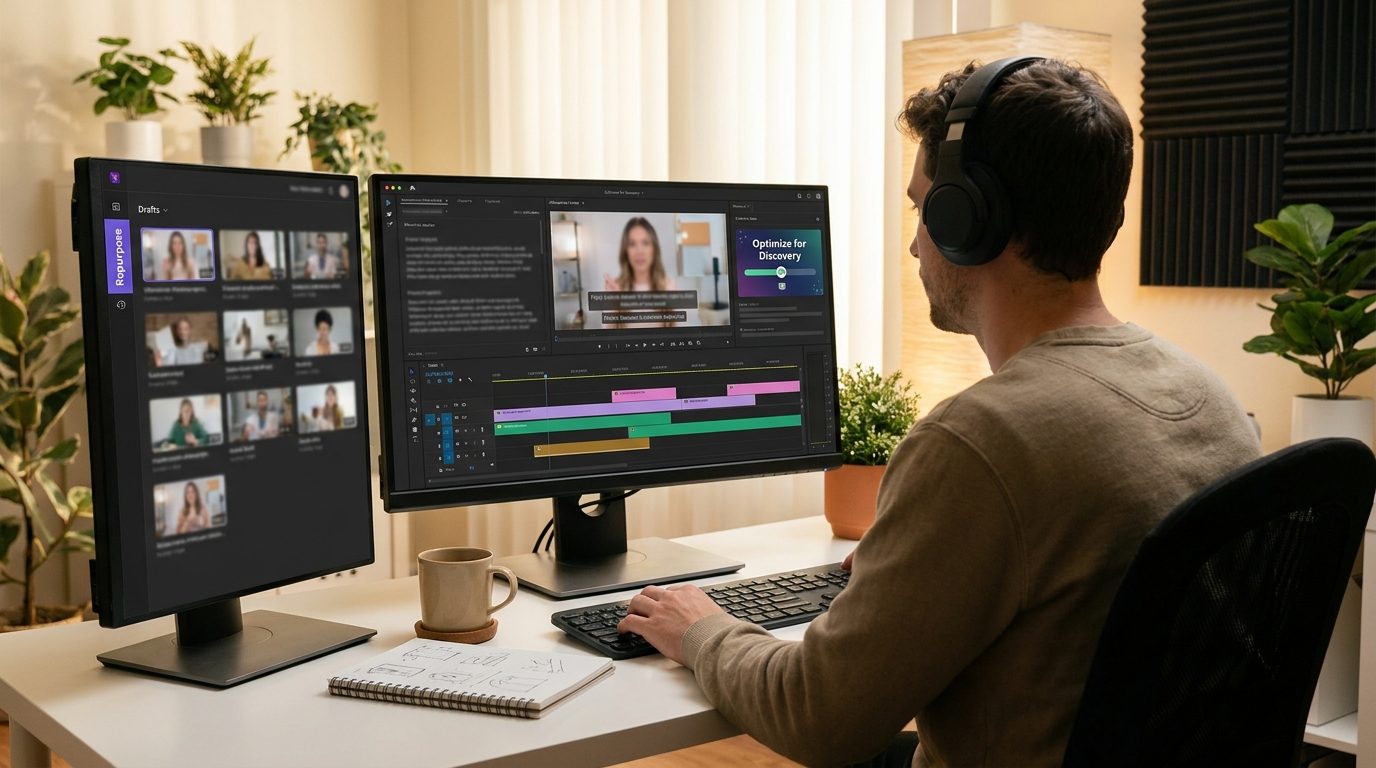 Filmoraで動画SEOを意識して編集するイメージ