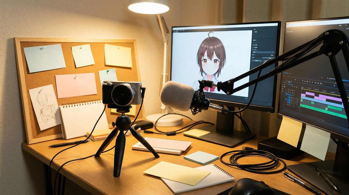 VTuberの制作と配信の仕組み